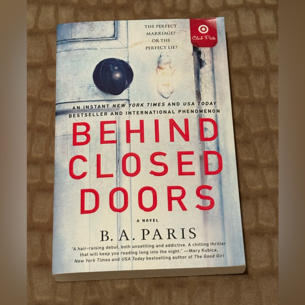 Behind Closed Doors Book by B.A. Paris
